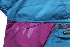 画像6: 90s USA製 L.L.Bean チロリアンテープ マルチカラー ナイロン アノラックパーカー XXL-T★特大 (6)