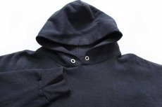 画像3: 90s USA製 American Sportswear 無地 スウェットパーカー 黒 フェード XXL★特大 フーディー ブランク (3)