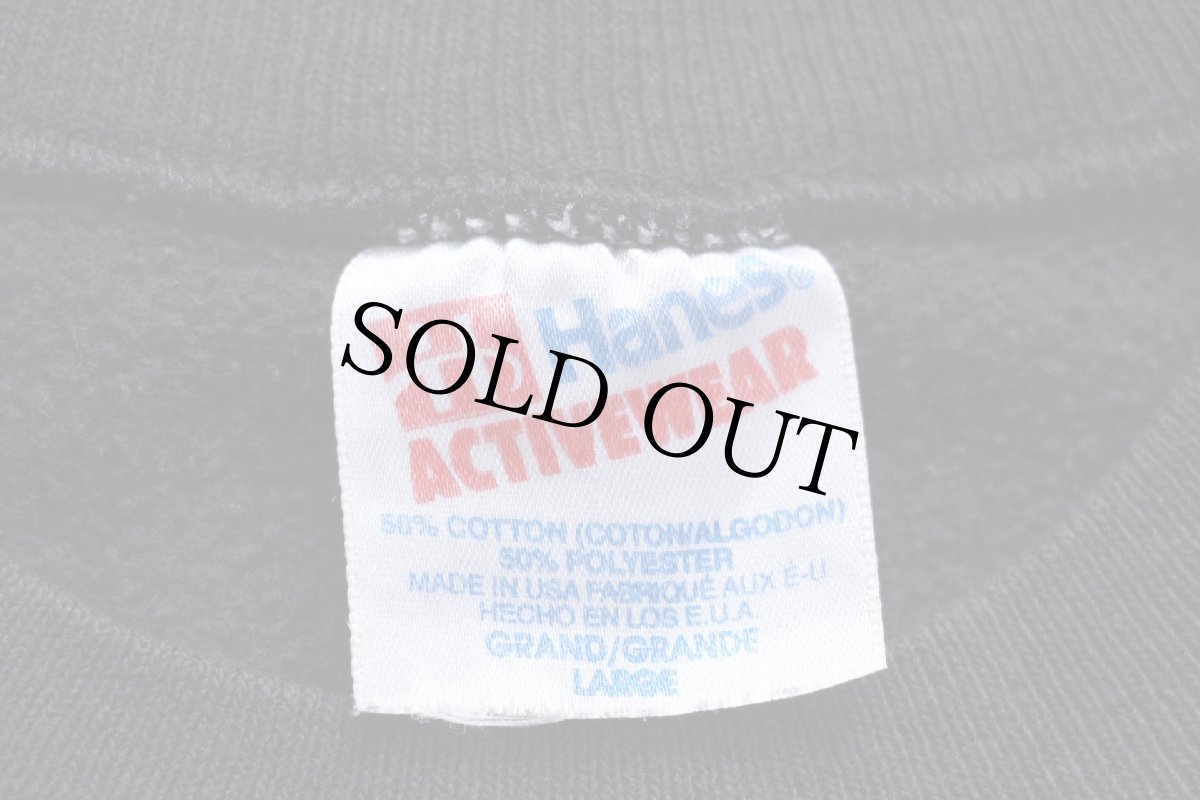 画像5: 90s USA製 Hanes OLD GLOBE THEATER SANDIEGO スウェット 黒 フェード L (5)