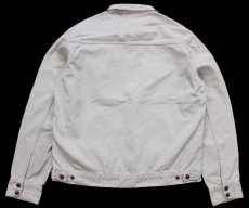 画像2: 90s Levi'sリーバイス WHITE TAB JACKETS 70519 コットン ピケ ワークジャケット ベージュ L★ユーロ (2)