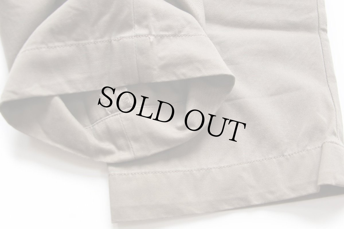 画像8: 00s ポロ ラルフローレン ANDREW PANT ツータック コットン チノパン グレーブラウン W34 L34★331 (8)