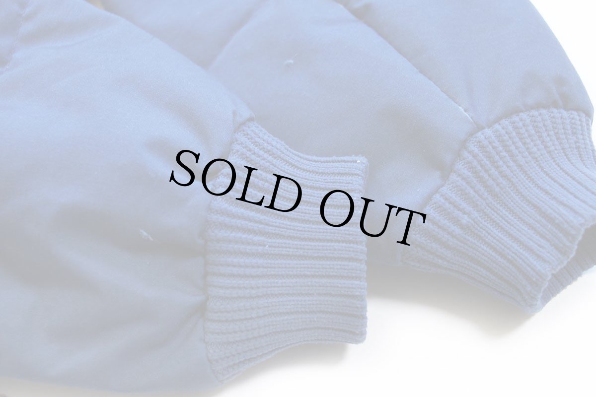 画像7: 80s USA製 BROWNING ロゴ刺繍 ダウンジャケット 紺 L (7)