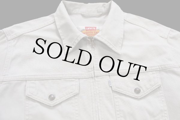 90s Levi'sリーバイス WHITE TAB JACKETS 70519 コットン ピケ ワーク