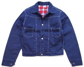 70sUSNAVY ビンテージツアージャケット スーベニアジャケット デニム生地 70s デニム スーベニア ツアージャケット M - Sixpacjoe Web Shop