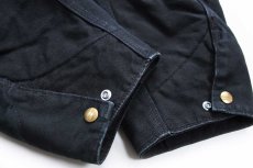 画像7: USA製 carharttカーハート ブランケットライナー ダック地 デトロイトジャケット 黒 3XL★特大 (7)