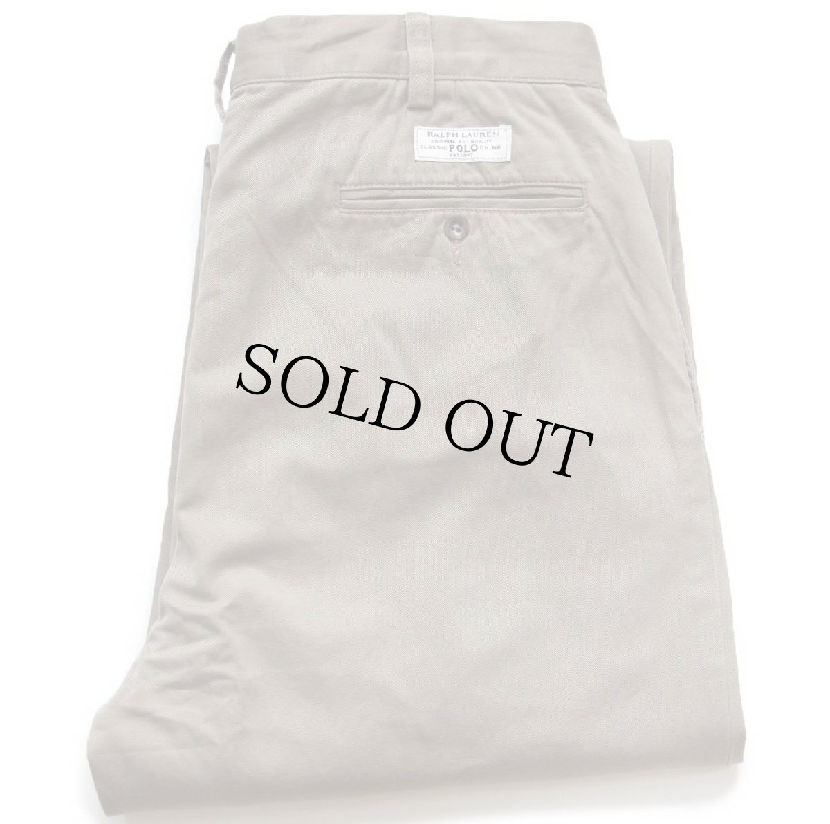 画像1: 00s ポロ ラルフローレン ANDREW PANT ツータック コットン チノパン グレーブラウン W34 L34★331 (1)