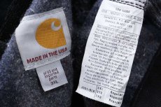 画像4: USA製 carharttカーハート ブランケットライナー ダック地 デトロイトジャケット 黒 3XL★特大 (4)