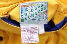 画像4: 80s MONTGOMERY WARD OUTDOOR EXCHANGE 無地 リバーシブル ナイロン ダウンベスト 黄×青 XL (4)