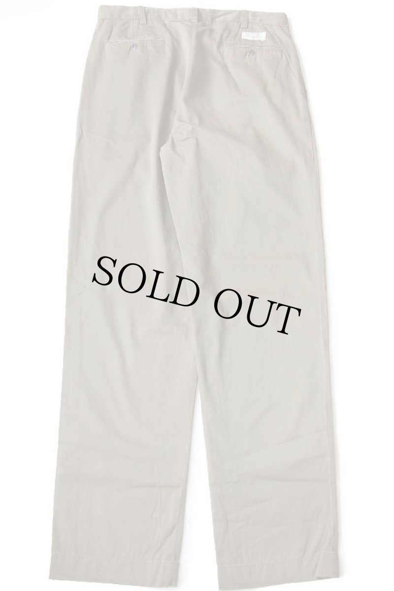 画像3: 00s ポロ ラルフローレン ANDREW PANT ツータック コットン チノパン グレーブラウン W34 L34★331 (3)