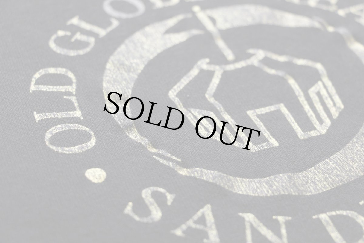 画像4: 90s USA製 Hanes OLD GLOBE THEATER SANDIEGO スウェット 黒 フェード L (4)