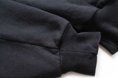 画像6: 90s メキシコ製 CHALK LINE 無地 レイヤード タートルネック スウェット 黒×黄★ブランク (6)