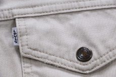 画像5: 90s Levi'sリーバイス WHITE TAB JACKETS 70519 コットン ピケ ワークジャケット ベージュ L★ユーロ (5)