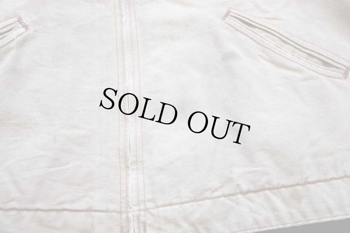 画像6: 90s carharttカーハート ブランケットライナー ダック地 デトロイトジャケット 茶 フェード (6)