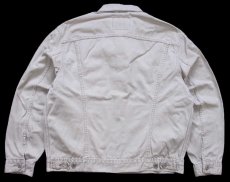 画像2: 90s Levi'sリーバイス 70503 コットンツイル ジャケット 4ポケット ベージュ L★ユーロ (2)