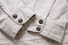 画像6: 90s Levi'sリーバイス WHITE TAB JACKETS 70519 コットン ピケ ワークジャケット ベージュ L★ユーロ (6)