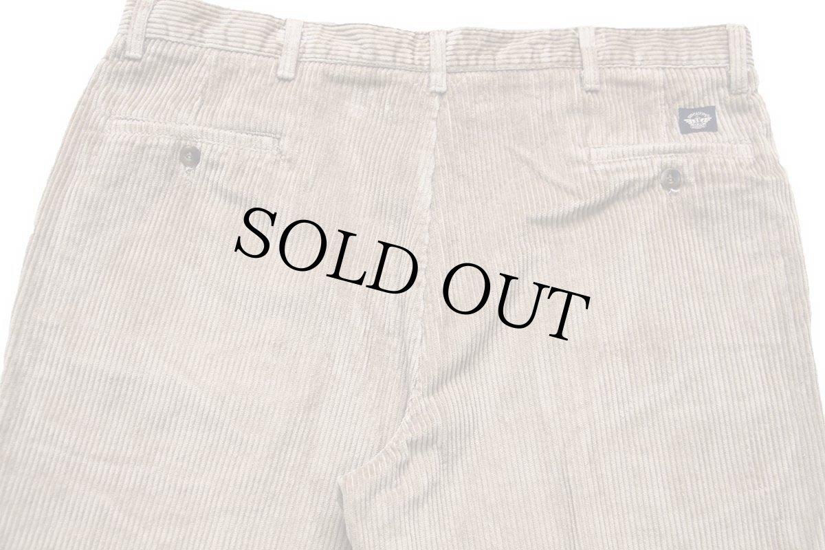 画像5: 90s DOCKERSドッカーズ RELAXED FIT ツータック 太畝 コーデュロイパンツ ブラウンベージュ W40 L32★Levi'sリーバイス (5)