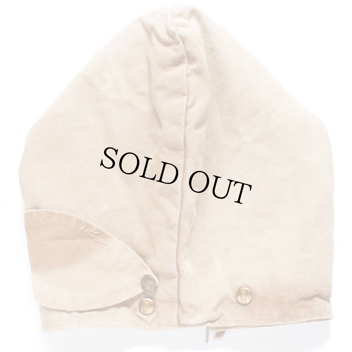 画像4: 70s carharttカーハート ARCTIC HOOD ブランケットライナー ダックフード 茶 フェード (4)