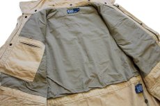 画像5: 00s ポロ ラルフローレン チンスト&パッチ付き ビンテージ加工 コットンツイル フィールドジャケット カーキ XL (5)