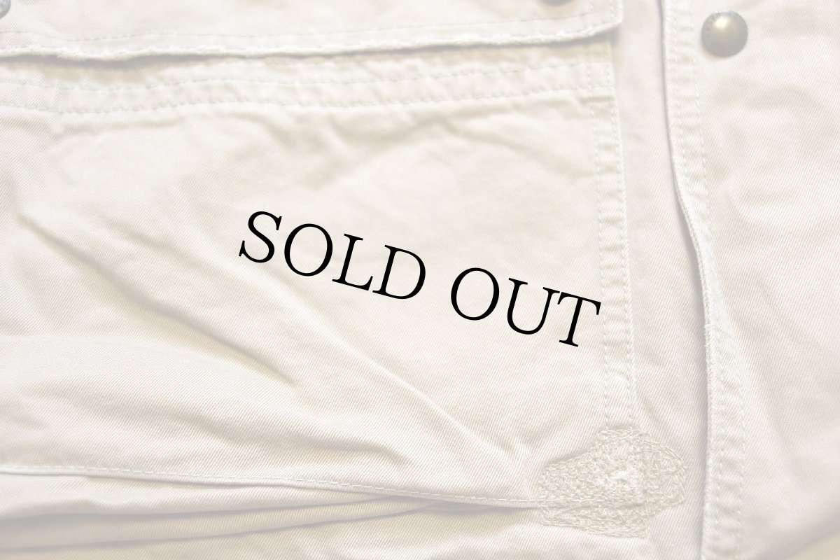 画像7: 00s ポロ ラルフローレン チンスト&パッチ付き ビンテージ加工 コットンツイル フィールドジャケット カーキ XL (7)