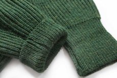 画像6: 英国製 PETER CHRISTIAN ショールカラー ローゲージ ブリティッシュ ウールニット カーディガン 緑 ミックス 4XL★特大 (6)
