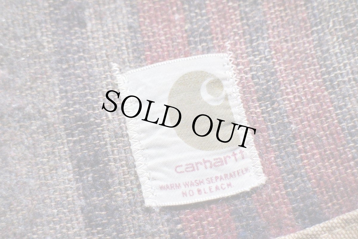 画像5: 70s carharttカーハート ARCTIC HOOD ブランケットライナー ダックフード 茶 フェード (5)