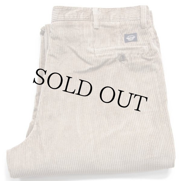 90s DOCKERSドッカーズ RELAXED FIT ツータック 太畝 コーデュロイ