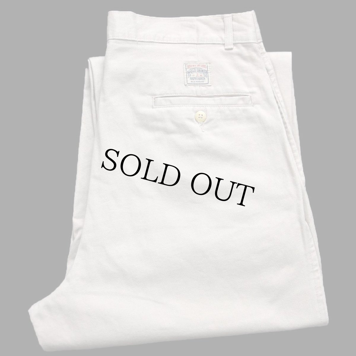 画像1: 90s メキシコ製 ポロ ラルフローレン ツータック コットン チノパン カーキ W32 L30 (1)