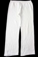 画像3: 70s JOCKEY 無地 スウェットパンツ 白 S (3)