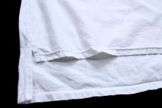 画像6: 90s 米軍 U.S.NAVY 無地 タートルネック フライト デッキクルー コットン 長袖Tシャツ 白 XL (6)