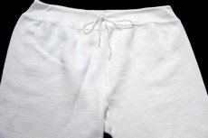 画像4: 70s JOCKEY 無地 スウェットパンツ 白 S (4)