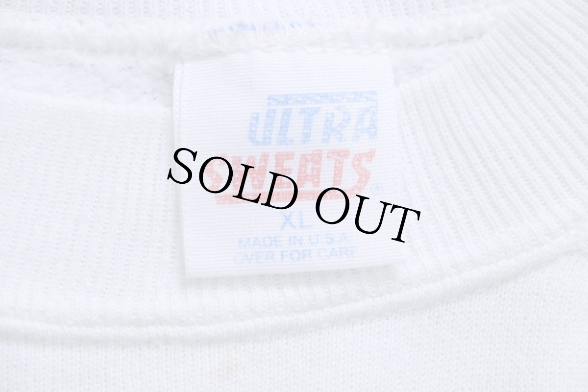 画像4: 80s USA製 Bah,Humbug! CHICAGO キャラクター スウェット 白 XL (4)