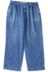 画像2: 90s DOCKERSドッカーズ ツータック デニム トラウザーズ W36 L29★Levi'sリーバイス (2)