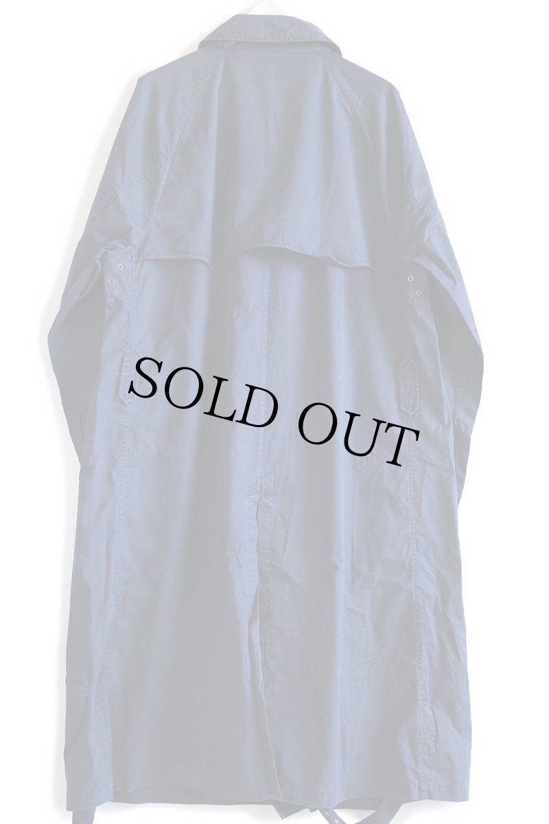 画像3: 00s ポロ ラルフローレン ROYAL NAVY コットンポプリン モーターサイクルコート 紺 L★ロイヤルネイビー (3)