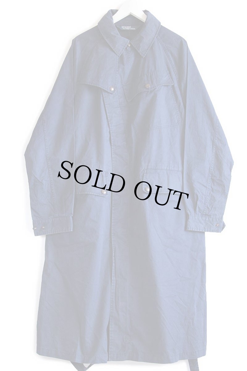 画像2: 00s ポロ ラルフローレン ROYAL NAVY コットンポプリン モーターサイクルコート 紺 L★ロイヤルネイビー (2)