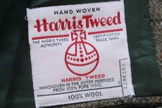 画像4: イタリア製 David Saddler Harris Tweed ハリスツイード チェック 3つボタン ウール テーラードジャケット 54★ブレザー (4)