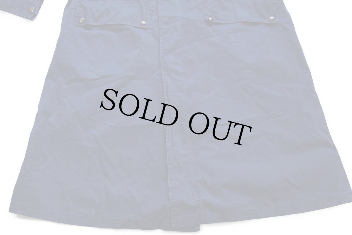 画像7: 00s ポロ ラルフローレン ROYAL NAVY コットンポプリン モーターサイクルコート 紺 L★ロイヤルネイビー (7)