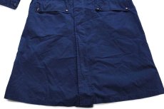 画像7: 00s ポロ ラルフローレン ROYAL NAVY コットンポプリン モーターサイクルコート 紺 L★ロイヤルネイビー (7)