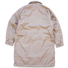 画像2: 80s USA製 L.L.Bean 中綿入り ツイードライナー ロング ストームコート ベージュ M★マウンテン モンスターパーカー (2)