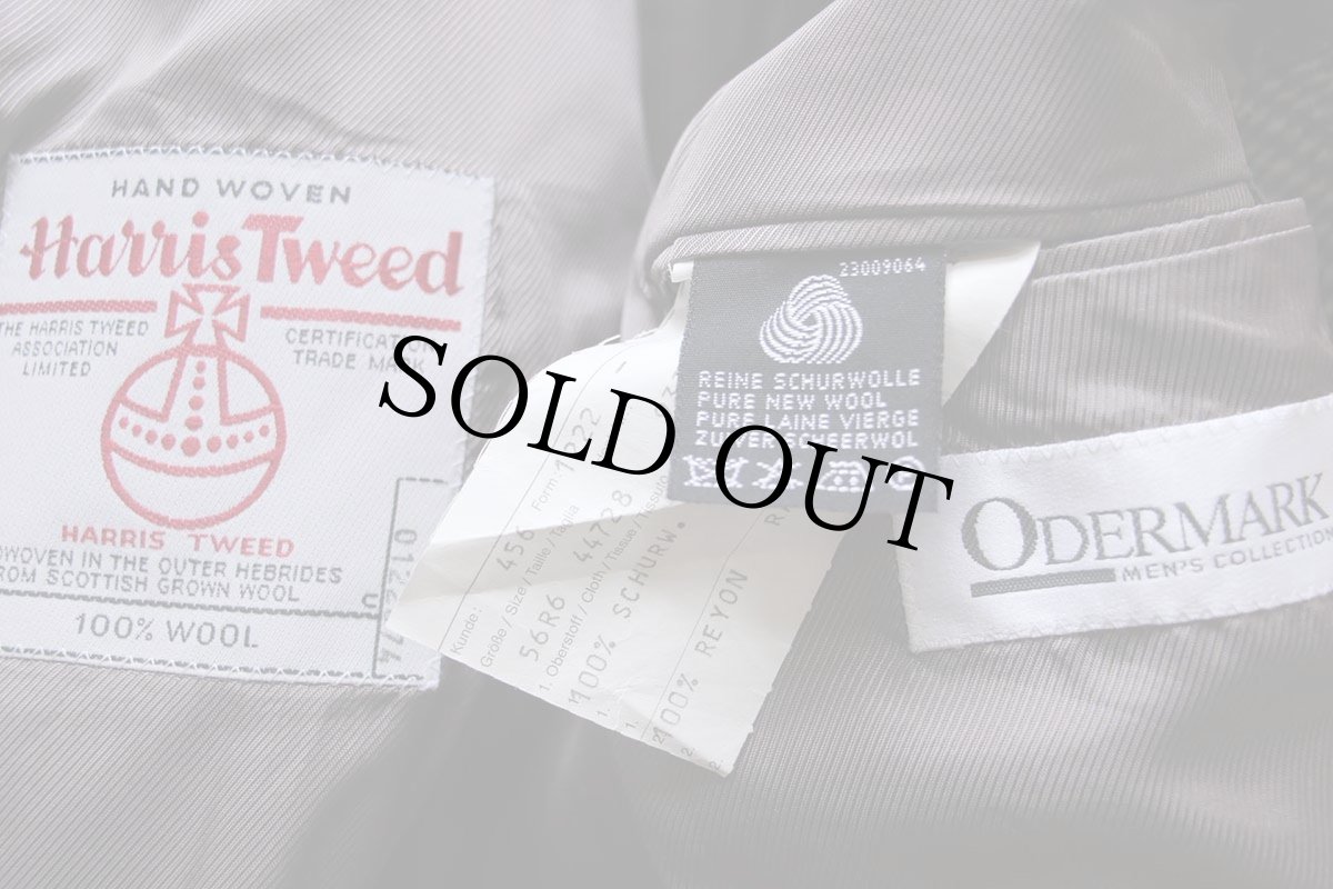 画像4: ODERMARK Harris Tweed ハリスツイード 2つボタン ウール テーラードジャケット 56★ブレザー (4)