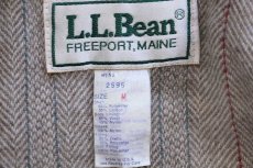 画像4: 80s USA製 L.L.Bean 中綿入り ツイードライナー ロング ストームコート ベージュ M★マウンテン モンスターパーカー (4)