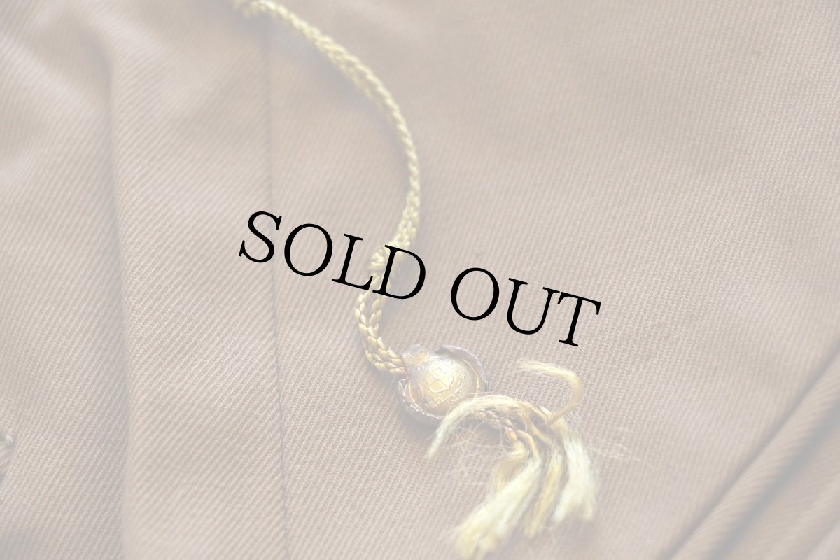 画像7: デッドストック★ビンテージ Cermar ワンタック コットンツイル ジョッパーズパンツ 茶 54 (7)