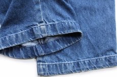 画像7: 90s DOCKERSドッカーズ ツータック デニム トラウザーズ W36 L29★Levi'sリーバイス (7)