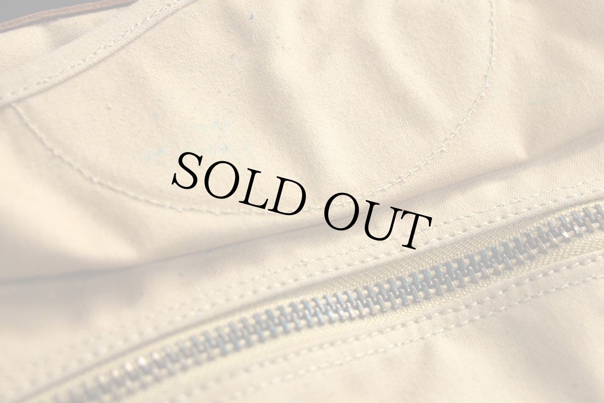 画像8: ORVISオービス キャンバス×レザー ボストンバッグ 茶 (8)