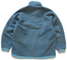 画像2: 90s USA製 Lowe Alpineロウアルパイン ALEUTIAN 375 ハーフジップ プルオーバー フリース グリーン S (2)