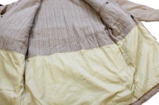 画像5: 80s USA製 L.L.Bean 中綿入り ツイードライナー ロング ストームコート ベージュ M★マウンテン モンスターパーカー (5)