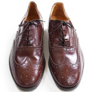 80s USA製 ポロ ラルフローレン 刺繍 ローファー レザーシューズ