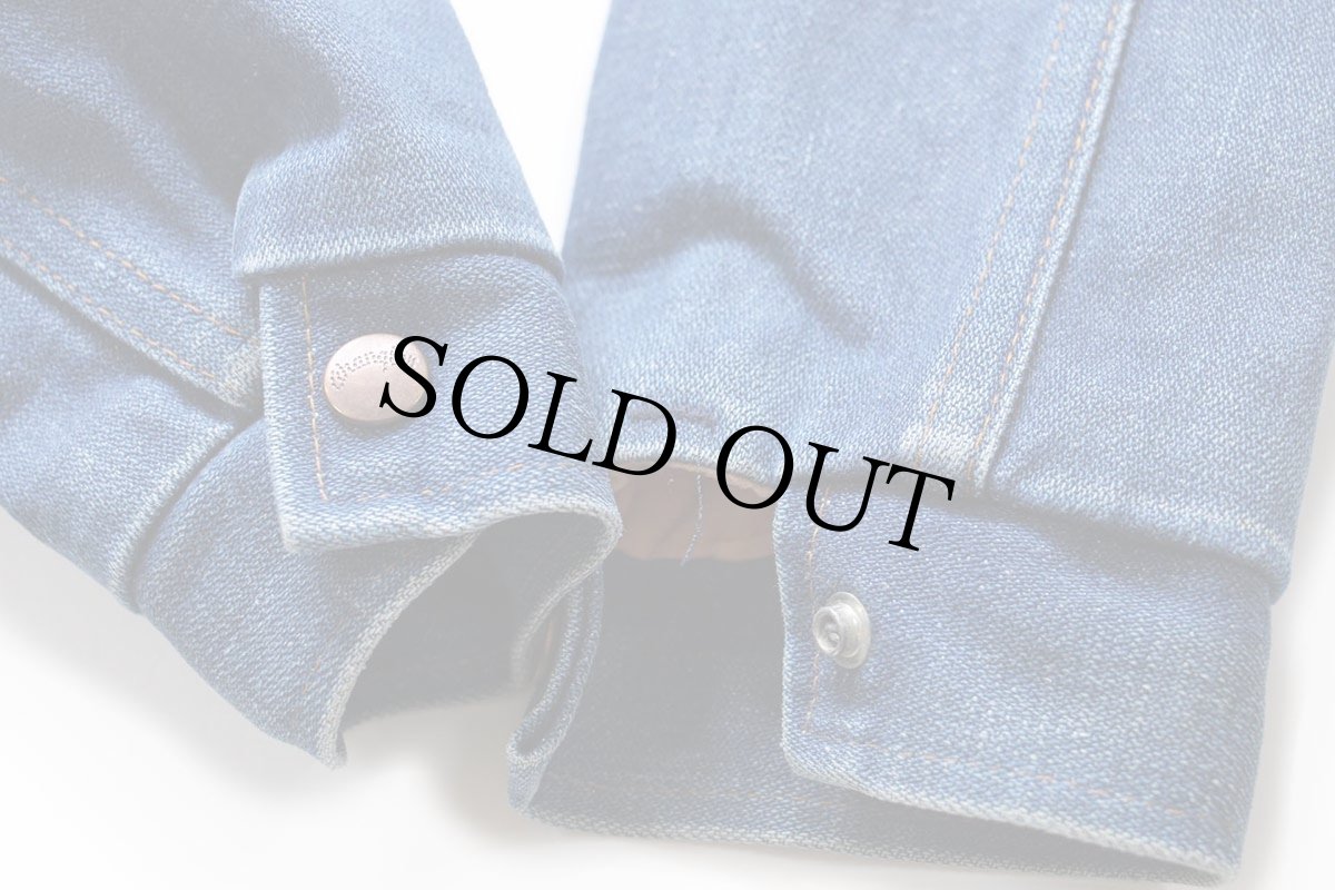 画像8: 80s USA製 Wranglerラングラー NO-FAULT ボアライナー デニム ランチコート キッズ (8)