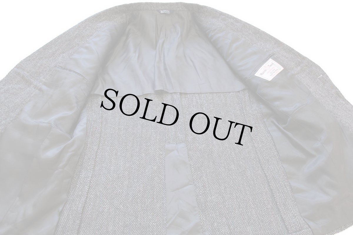 画像5: 80s USA製 Harris Tweed ハリスツイード 2つボタン ネップ入り ウール テーラードジャケット★ブレザー (5)