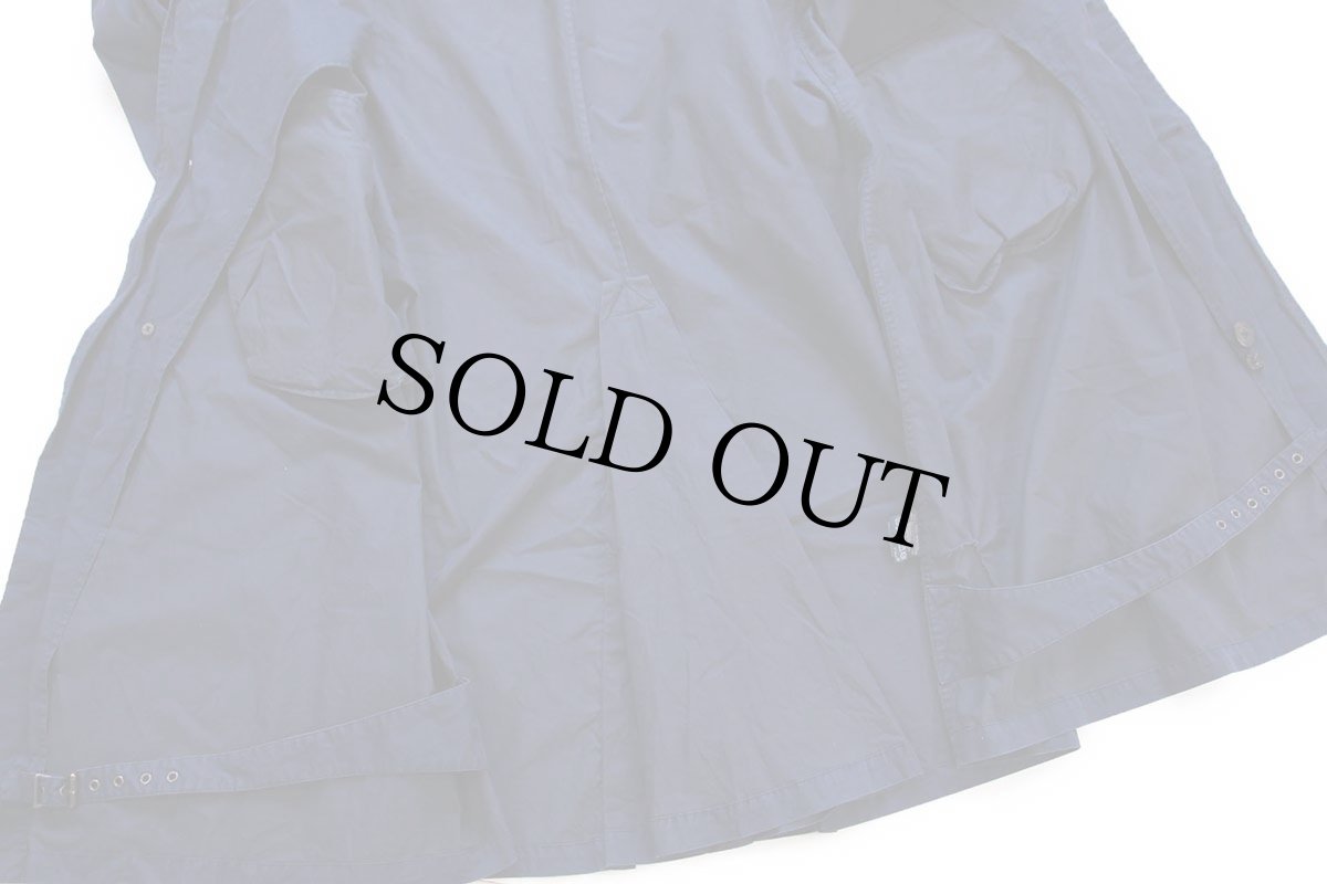 画像6: 00s ポロ ラルフローレン ROYAL NAVY コットンポプリン モーターサイクルコート 紺 L★ロイヤルネイビー (6)