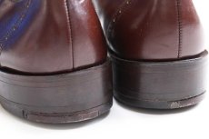 画像8: 英国製 EATON Royal Sceptre ウイングチップ レザーシューズ 赤茶 8★革靴 (8)